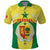 Personalised Senegal Polo Shirt Coat Of Arms Mix African Pattern - Wonder Print Shop