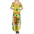 Personalised Senegal Summer Maxi Dress Coat Of Arms Mix African Pattern - Wonder Print Shop