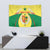 Personalised Senegal Tapestry Coat Of Arms Mix African Pattern - Wonder Print Shop