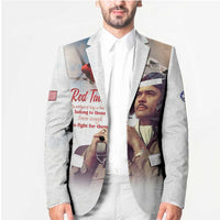 Tuskegee Airmen Red Tails Blazer Brave Enough to Fight - Wonder Print Shop