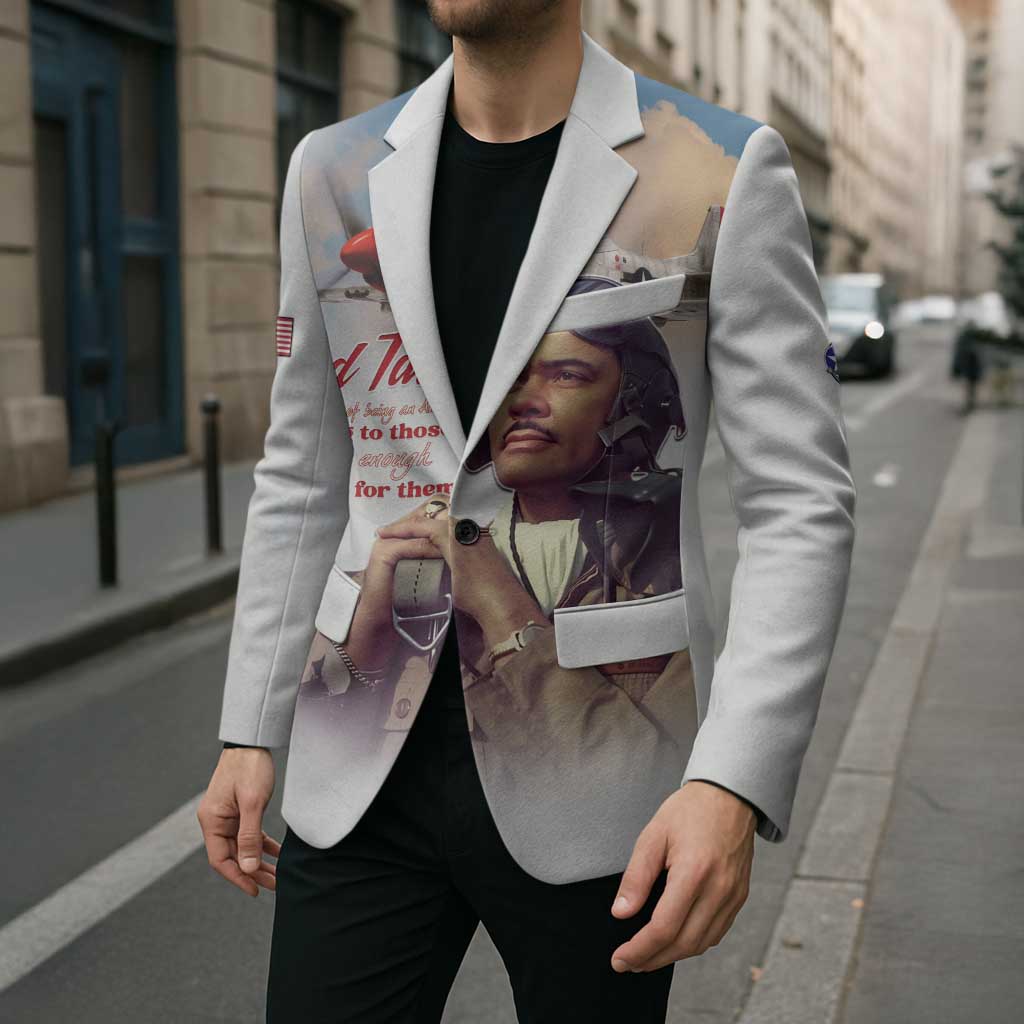 Tuskegee Airmen Red Tails Blazer Brave Enough to Fight - Wonder Print Shop
