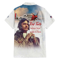 Tuskegee Airmen Red Tails Hawaiian Shirt Brave Enough to Fight - Wonder Print Shop