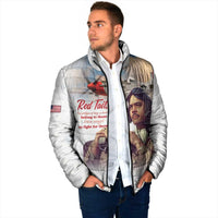 Tuskegee Airmen Red Tails Padded Jacket Brave Enough to Fight - Wonder Print Shop