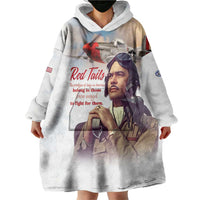 Tuskegee Airmen Red Tails Wearable Blanket Hoodie Brave Enough to Fight - Wonder Print Shop