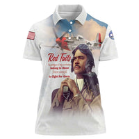 Tuskegee Airmen Red Tails Women Polo Shirt Brave Enough to Fight - Wonder Print Shop