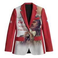 Tuskegee Airmen Red Tails Blazer Red - Brave Enough to Fight - Wonder Print Shop