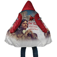 Tuskegee Airmen Red Tails Cloak Red - Brave Enough to Fight - Wonder Print Shop