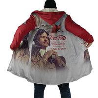 Tuskegee Airmen Red Tails Cloak Red - Brave Enough to Fight - Wonder Print Shop