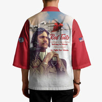 Tuskegee Airmen Red Tails Kimono Red - Brave Enough to Fight - Wonder Print Shop