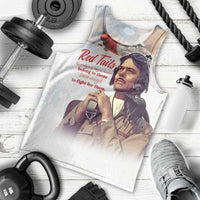 Tuskegee Airmen Red Tails Men Tank Top Red - Brave Enough to Fight - Wonder Print Shop