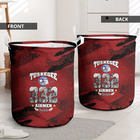 85 Years of Tuskegee Airmen Laundry Basket 332nd Fighter Group Red Tails - Wonder Print Shop