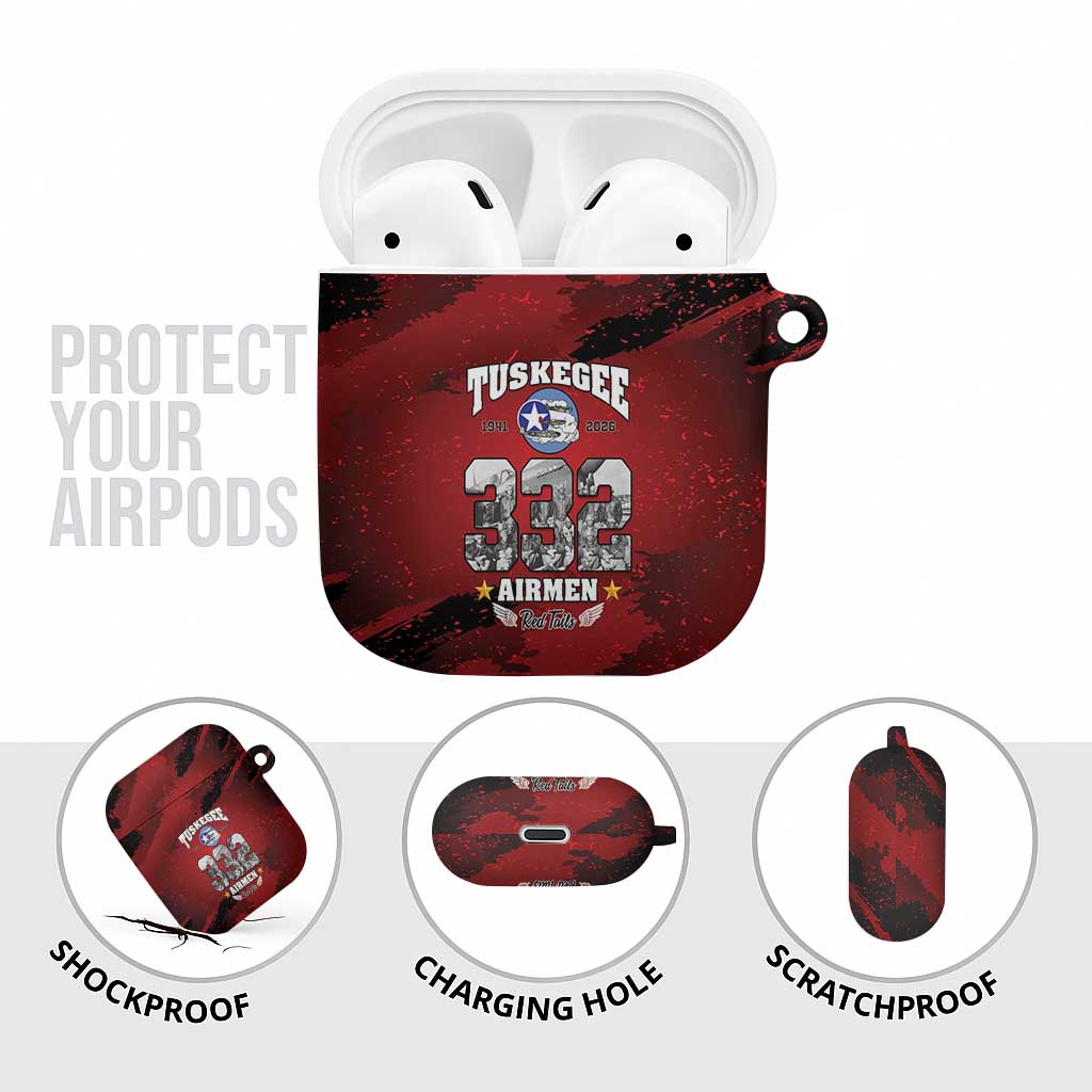 85 Years of Tuskegee Airmen AirPods Case 332nd Fighter Group Red Tails - Wonder Print Shop
