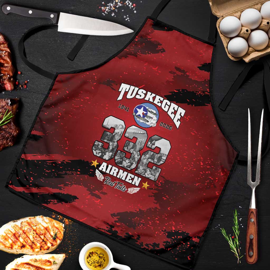 85 Years of Tuskegee Airmen Apron 332nd Fighter Group Red Tails - Wonder Print Shop