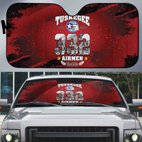 85 Years of Tuskegee Airmen Auto Sun Shade 332nd Fighter Group Red Tails - Wonder Print Shop