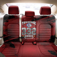 85 Years of Tuskegee Airmen Back Car Seat Cover 332nd Fighter Group Red Tails - Wonder Print Shop