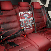 85 Years of Tuskegee Airmen Back Car Seat Cover 332nd Fighter Group Red Tails - Wonder Print Shop