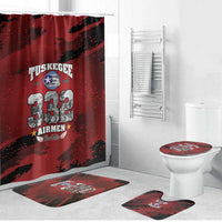 85 Years of Tuskegee Airmen Bathroom Set 332nd Fighter Group Red Tails - Wonder Print Shop