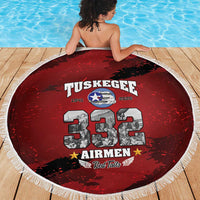 85 Years of Tuskegee Airmen Beach Blanket 332nd Fighter Group Red Tails - Wonder Print Shop