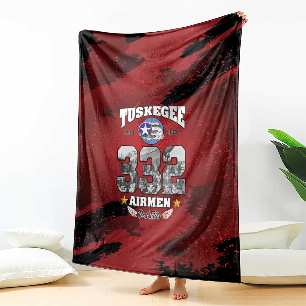 85 Years of Tuskegee Airmen Blanket 332nd Fighter Group Red Tails - Wonder Print Shop