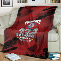 85 Years of Tuskegee Airmen Blanket 332nd Fighter Group Red Tails - Wonder Print Shop