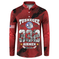 85 Years of Tuskegee Airmen Button Sweatshirt 332nd Fighter Group Red Tails - Wonder Print Shop