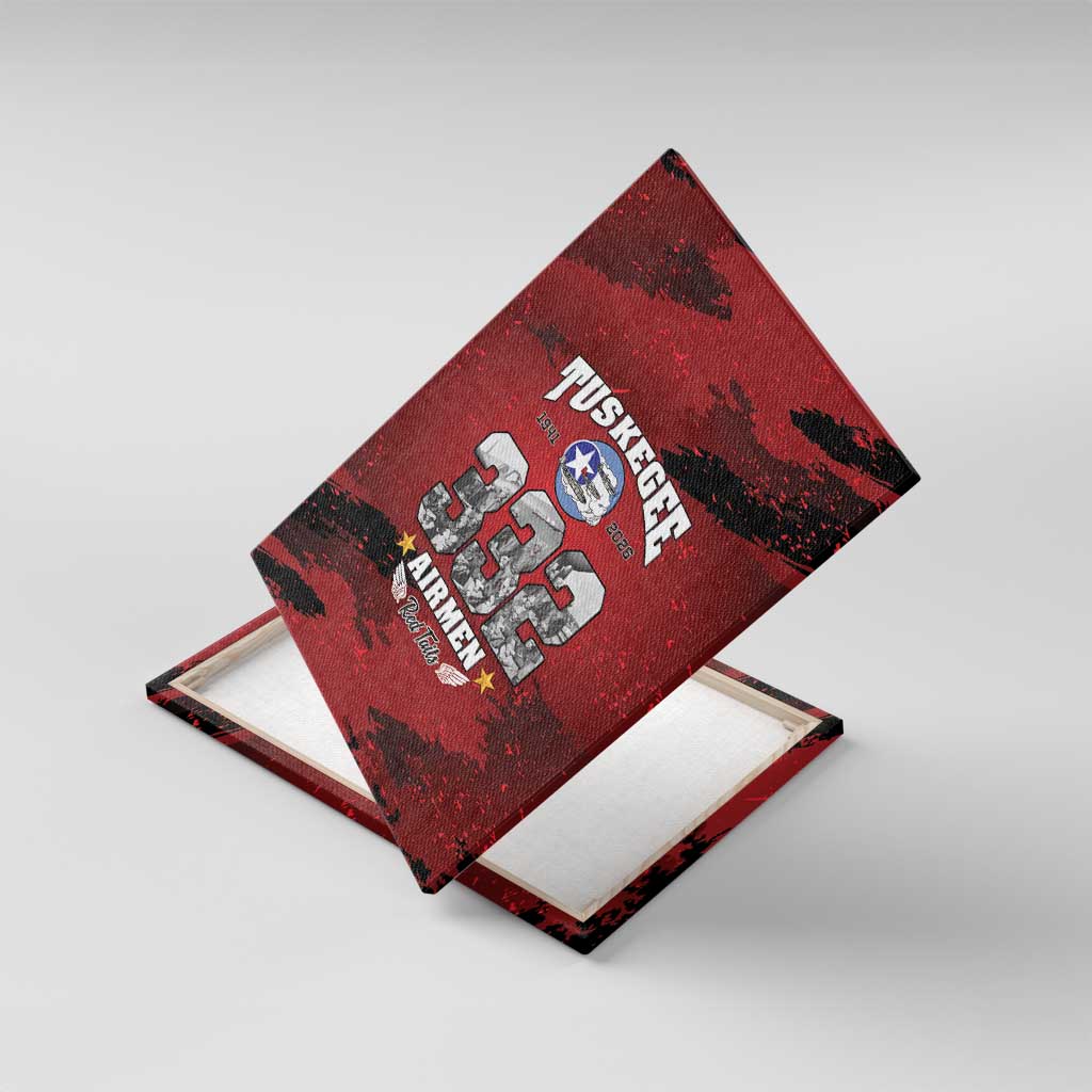 85 Years of Tuskegee Airmen Canvas Wall Art 332nd Fighter Group Red Tails - Wonder Print Shop