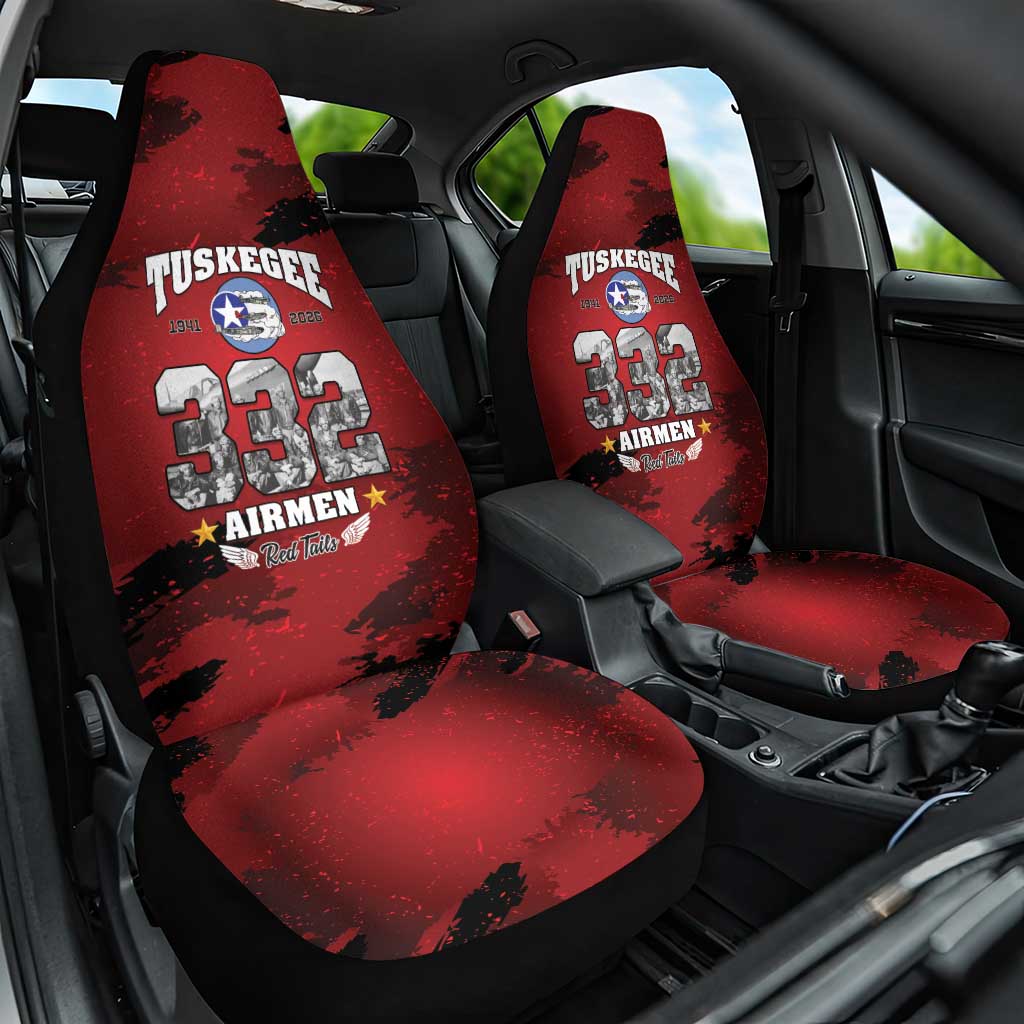 85 Years of Tuskegee Airmen Car Seat Cover 332nd Fighter Group Red Tails - Wonder Print Shop