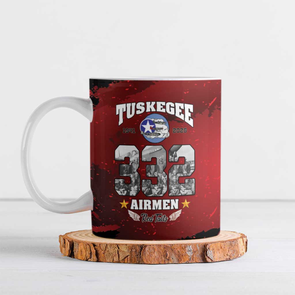 85 Years of Tuskegee Airmen Ceramic Mug 332nd Fighter Group Red Tails - Wonder Print Shop