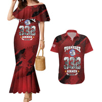 85 Years of Tuskegee Airmen Couples Matching Mermaid Dress and Hawaiian Shirt 332nd Fighter Group Red Tails - Wonder Print Shop