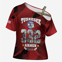 85 Years of Tuskegee Airmen Cross Shoulder Shirt 332nd Fighter Group Red Tails - Wonder Print Shop