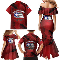 85 Years of Tuskegee Airmen Family Matching Mermaid Dress and Hawaiian Shirt 332nd Fighter Group Red Tails - Wonder Print Shop
