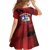 85 Years of Tuskegee Airmen Family Matching Off Shoulder Maxi Dress and Hawaiian Shirt 332nd Fighter Group Red Tails - Wonder Print Shop