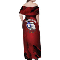 85 Years of Tuskegee Airmen Family Matching Off Shoulder Maxi Dress and Hawaiian Shirt 332nd Fighter Group Red Tails - Wonder Print Shop