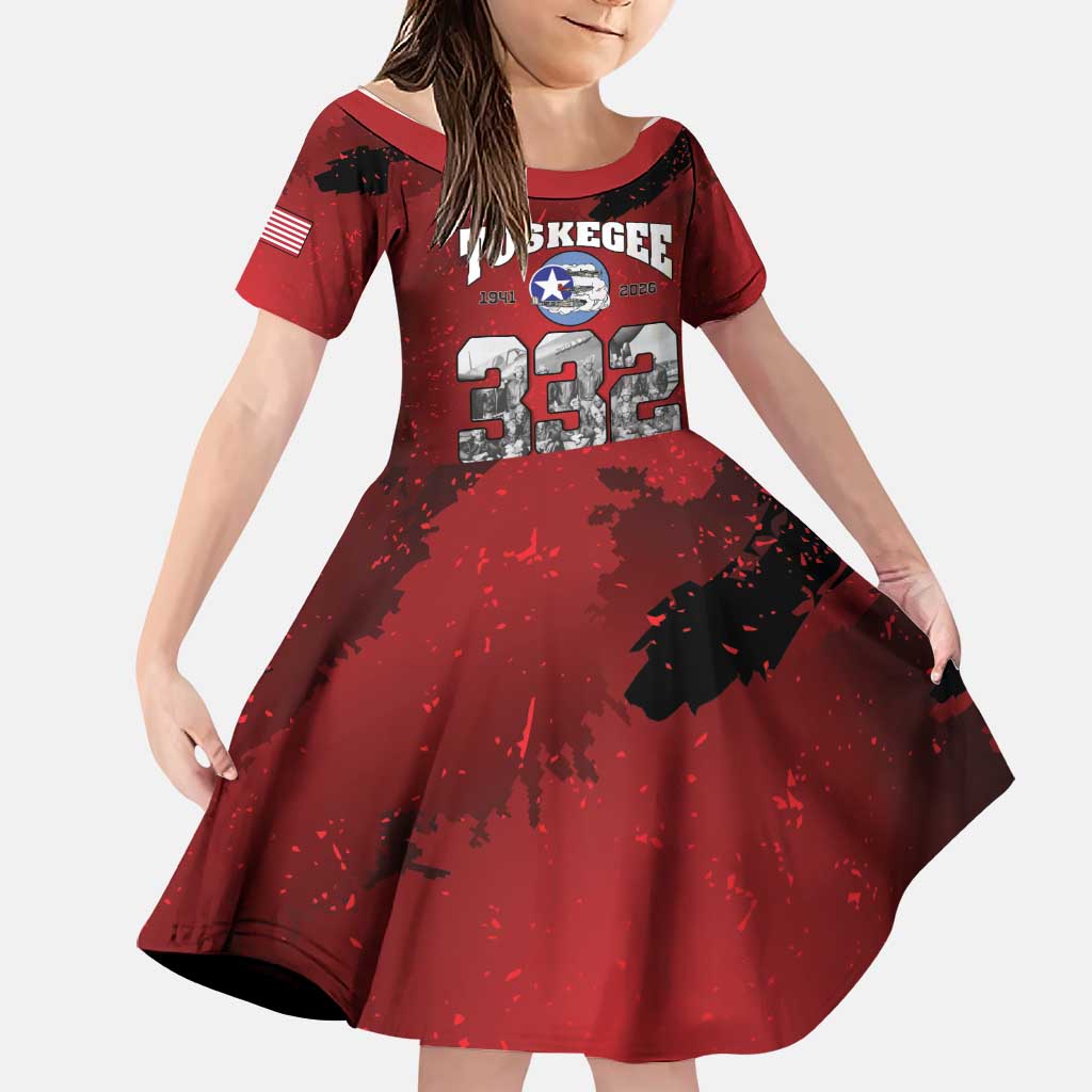 85 Years of Tuskegee Airmen Family Matching Summer Maxi Dress and Hawaiian Shirt 332nd Fighter Group Red Tails - Wonder Print Shop