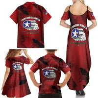 85 Years of Tuskegee Airmen Family Matching Summer Maxi Dress and Hawaiian Shirt 332nd Fighter Group Red Tails - Wonder Print Shop