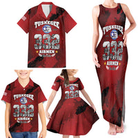 85 Years of Tuskegee Airmen Family Matching Tank Maxi Dress and Hawaiian Shirt 332nd Fighter Group Red Tails - Wonder Print Shop