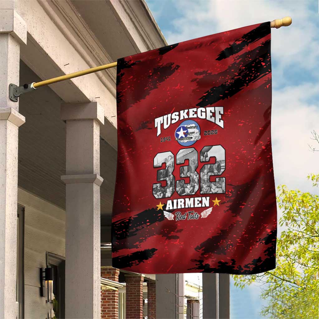 85 Years of Tuskegee Airmen Garden Flag 332nd Fighter Group Red Tails - Wonder Print Shop