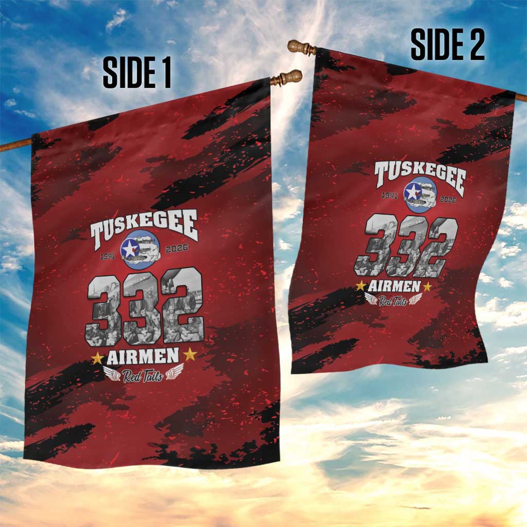 85 Years of Tuskegee Airmen Garden Flag 332nd Fighter Group Red Tails - Wonder Print Shop