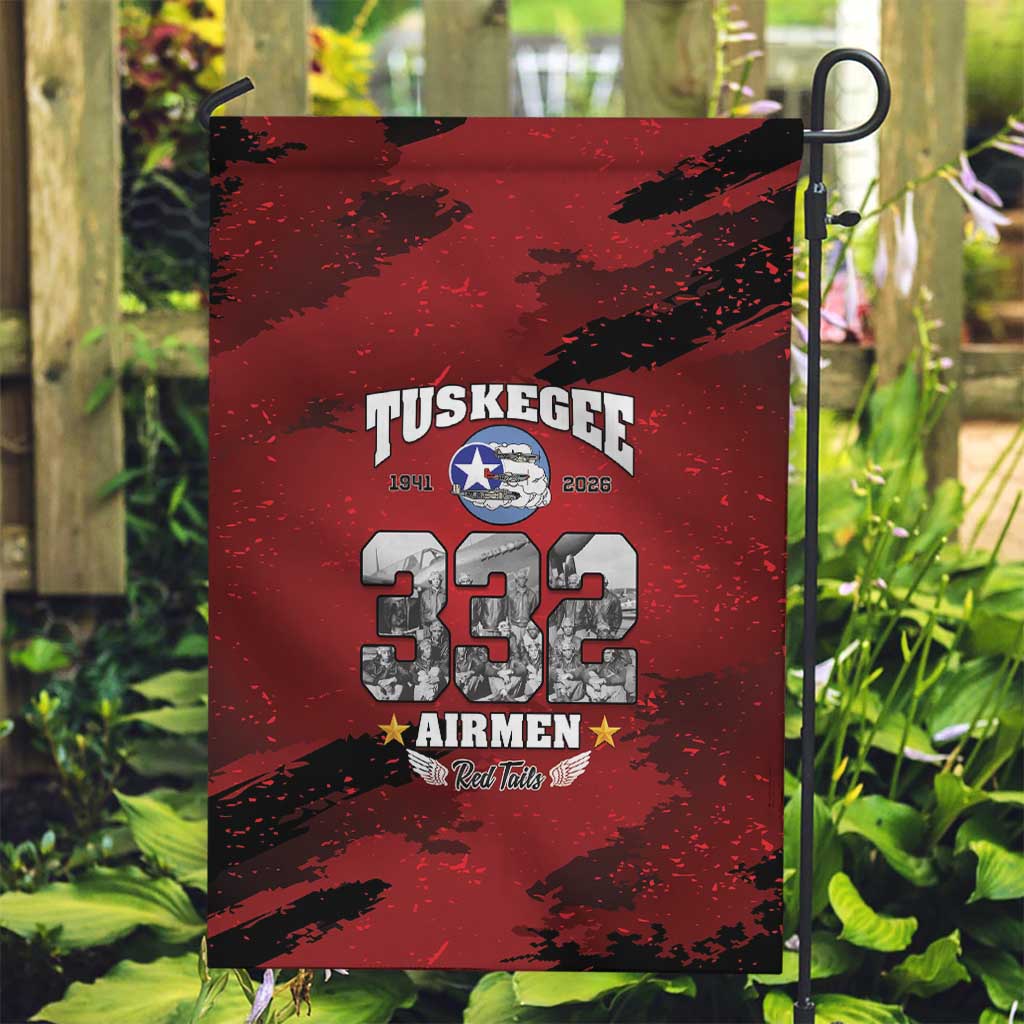 85 Years of Tuskegee Airmen Garden Flag 332nd Fighter Group Red Tails - Wonder Print Shop