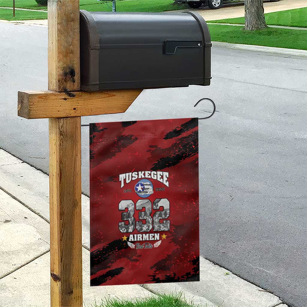 85 Years of Tuskegee Airmen Garden Flag 332nd Fighter Group Red Tails - Wonder Print Shop