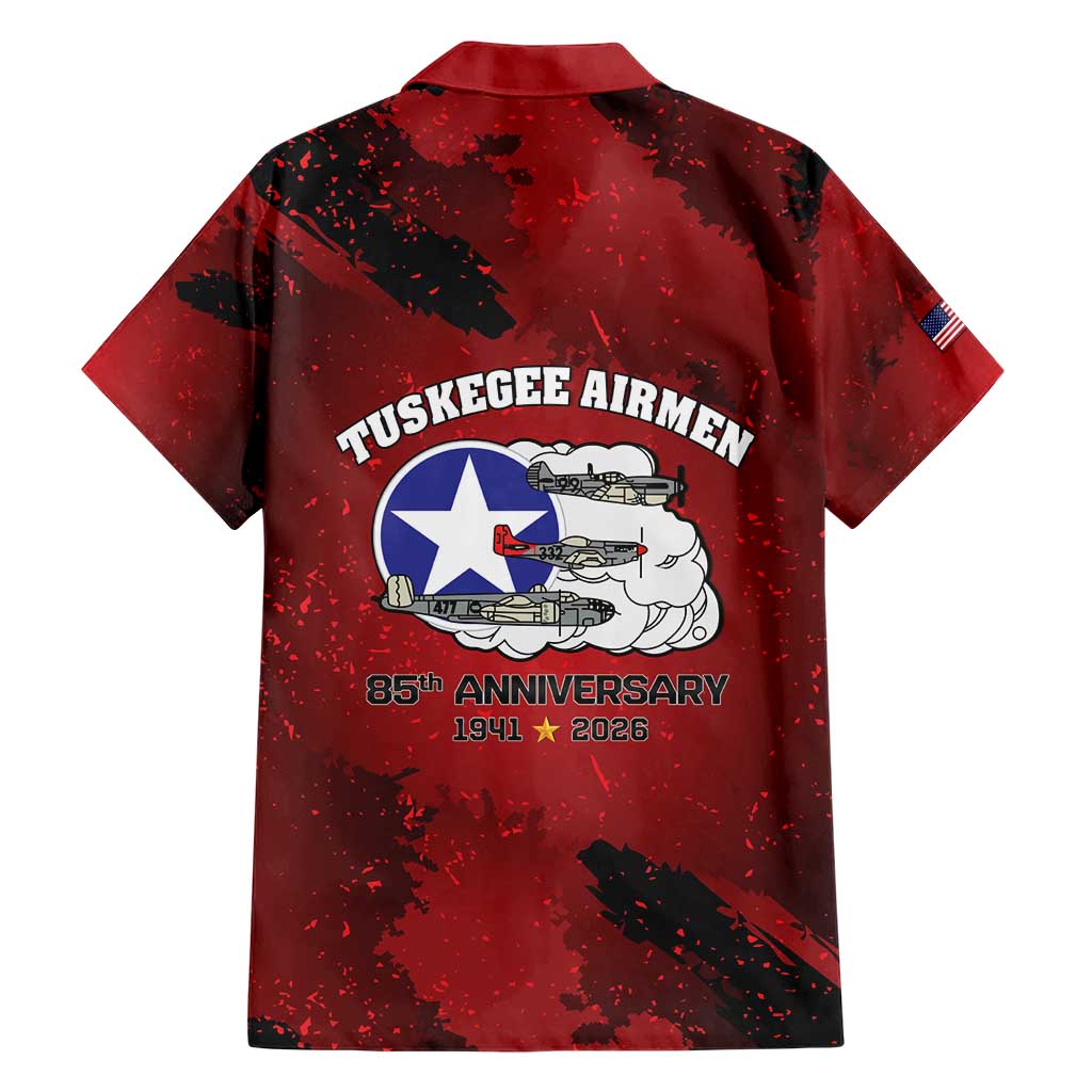 85 Years of Tuskegee Airmen Hawaiian Shirt 332nd Fighter Group Red Tails - Wonder Print Shop
