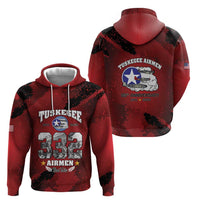 85 Years of Tuskegee Airmen Hoodie 332nd Fighter Group Red Tails - Wonder Print Shop