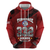 85 Years of Tuskegee Airmen Hoodie 332nd Fighter Group Red Tails - Wonder Print Shop