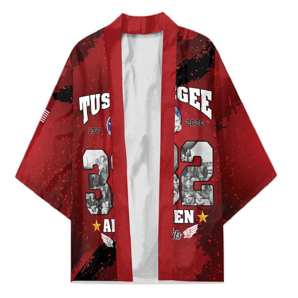 85 Years of Tuskegee Airmen Kimono 332nd Fighter Group Red Tails - Wonder Print Shop