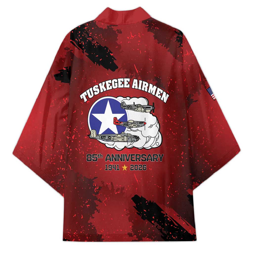 85 Years of Tuskegee Airmen Kimono 332nd Fighter Group Red Tails - Wonder Print Shop