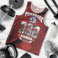 85 Years of Tuskegee Airmen Men Tank Top 332nd Fighter Group Red Tails - Wonder Print Shop