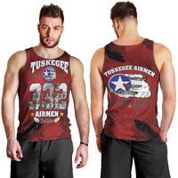 85 Years of Tuskegee Airmen Men Tank Top 332nd Fighter Group Red Tails - Wonder Print Shop