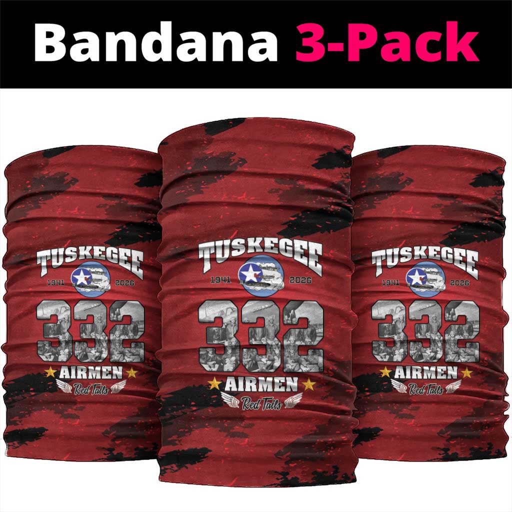 85 Years of Tuskegee Airmen Neck Gaiter 332nd Fighter Group Red Tails - Wonder Print Shop
