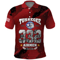 85 Years of Tuskegee Airmen Polo Shirt 332nd Fighter Group Red Tails - Wonder Print Shop