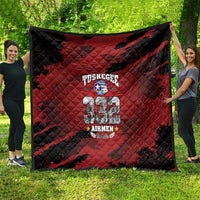 85 Years of Tuskegee Airmen Quilt 332nd Fighter Group Red Tails - Wonder Print Shop
